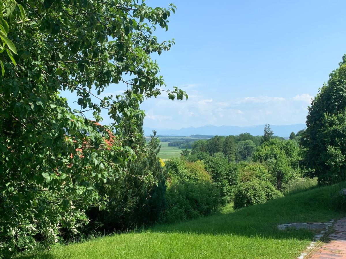 Alpenblick Nahe Muenchen Mit Outdoor Whirlpool - 21 Min Von Muenchen Mit Zug Assling Exterior photo